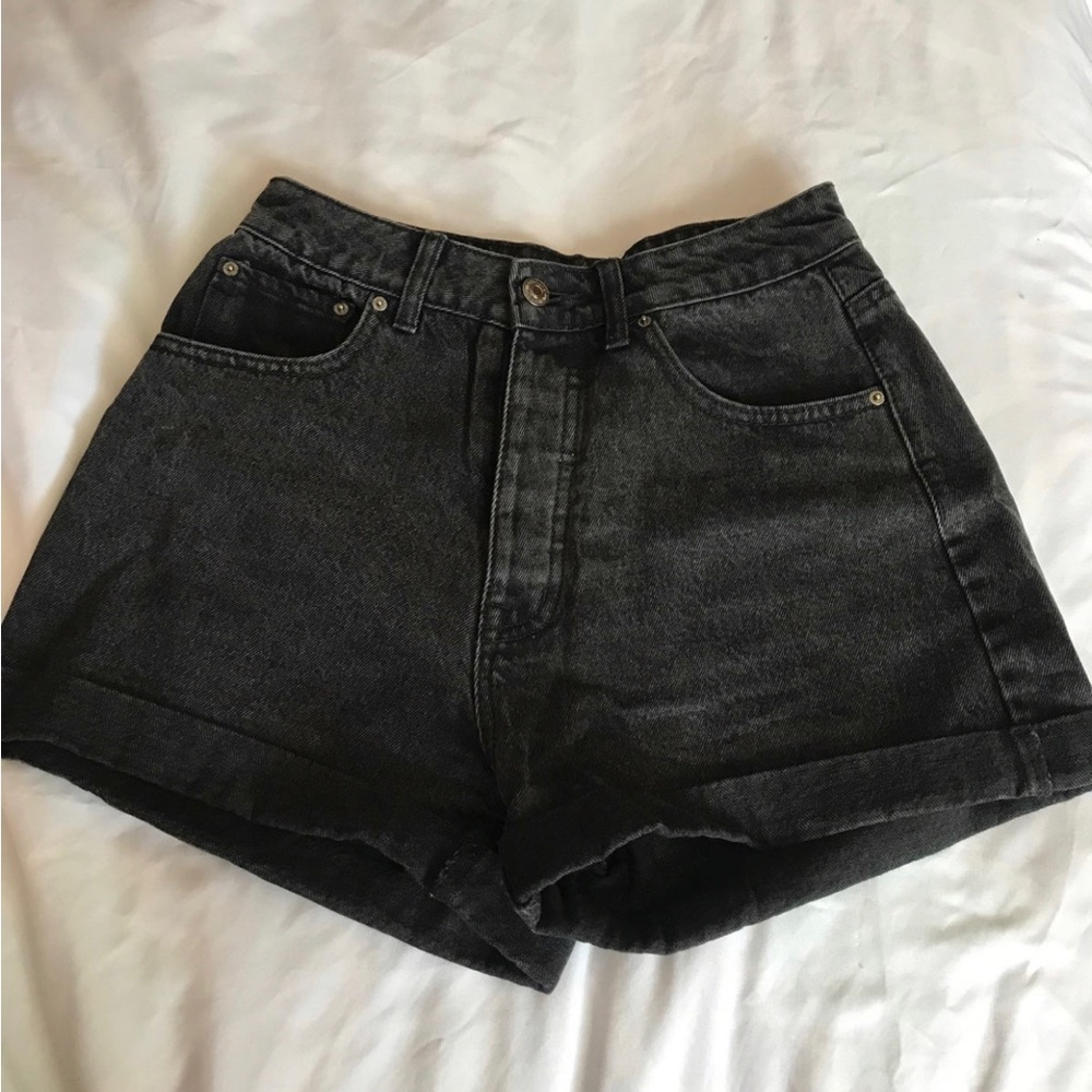 Forever21 Black Denim Shorts